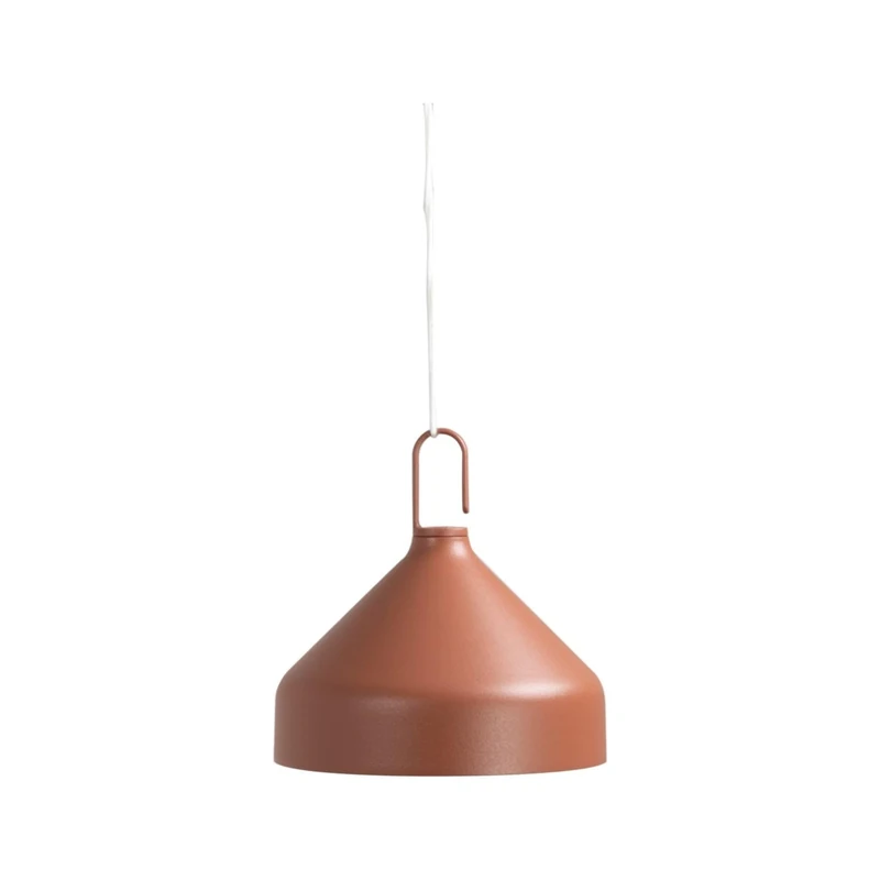Zafferano, Amelie Suspension Lamp, Cordless Rechargeable Table Lamp with Touch Control, Suitable for Indoor and Outdoor Use, Dimmer, 2200-3000 K, Height 12 cm, Terracotta Colour