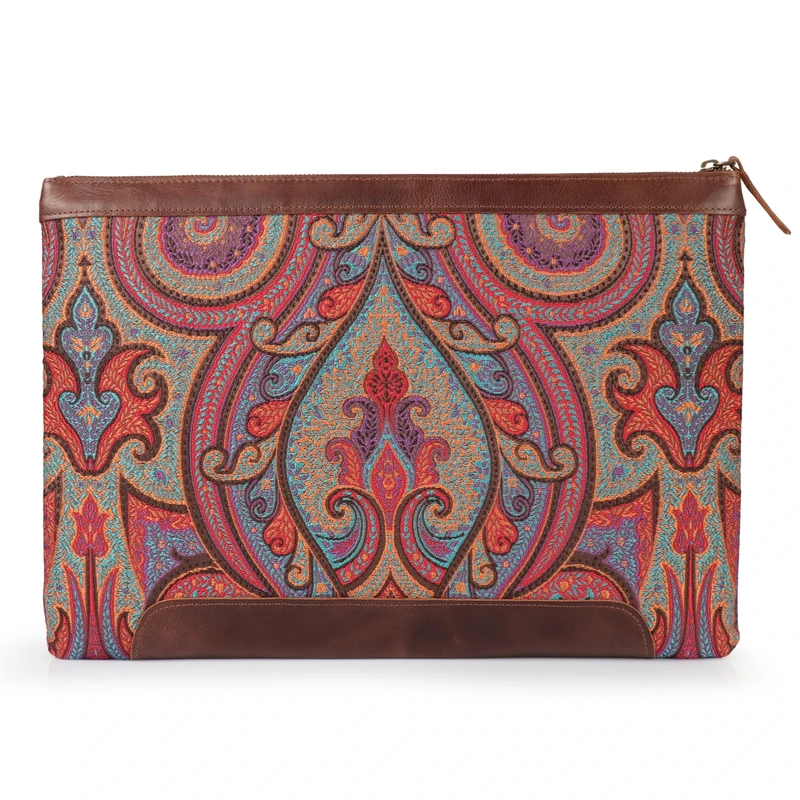 Londo Genuine Leather Laptop Sleeve - Stylish Protection for MacBook M1 M2 M3 Pro Max (Brown, 15 Inches)