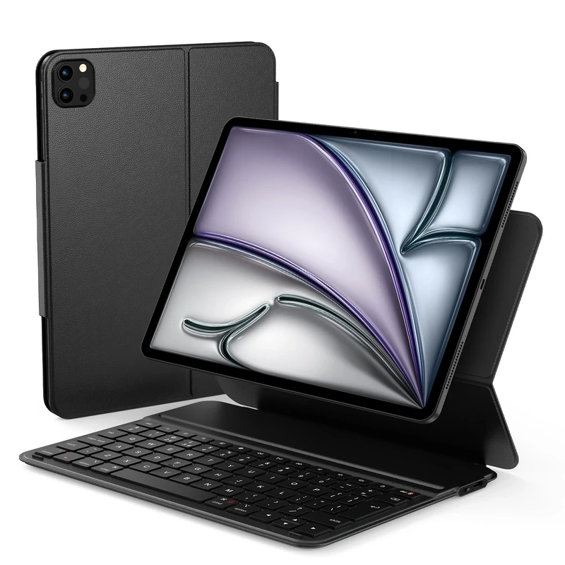 Qulose Keyboard Case for iPad Air 11 inch M3 2025/M2 2022 2020 FR