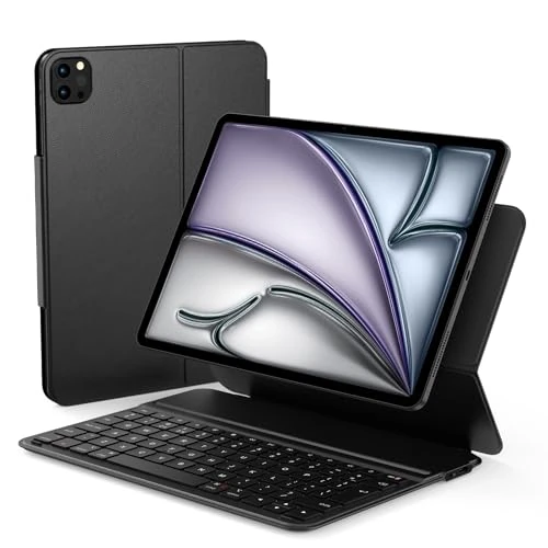 Qulose Keyboard Case for iPad Air 11 inch M3 2025/M2 2022 2020 DE