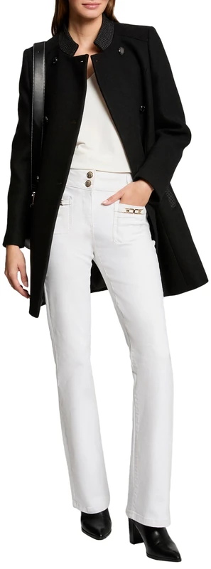 Morgan 242-Gsuzi Coat, Black, 32 Woman