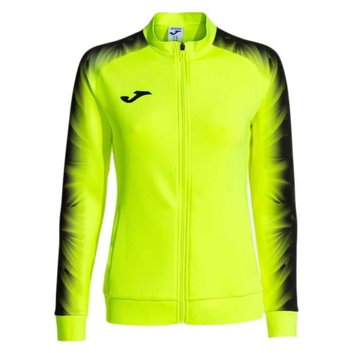 Joma - Men's Sweatshirt - Elite XI - Zip, Fluorescent Yellow Black, XS - Image 1