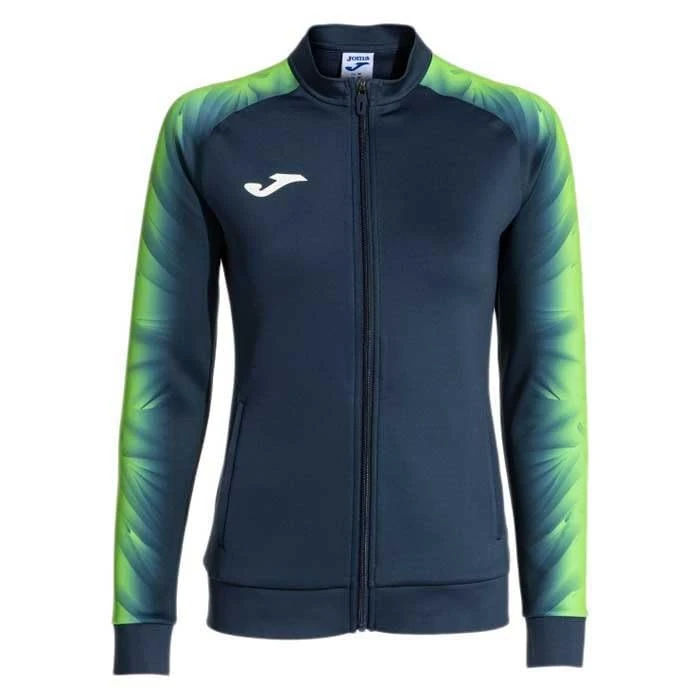 Joma Elite XI Tracksuit Top, Navy Fluor Green, XS Men, navy green fluor, XS - Image 1