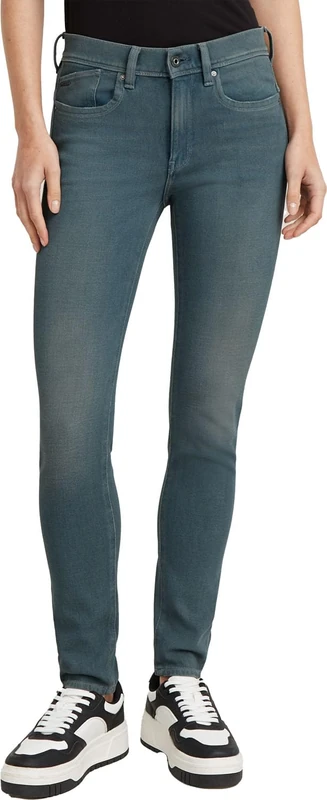 G-STAR RAW Lhana High Super Skinny Jeans, Blue (Worn in Smokey Night D15179-d637-c268), 30W x 32L - Image 1