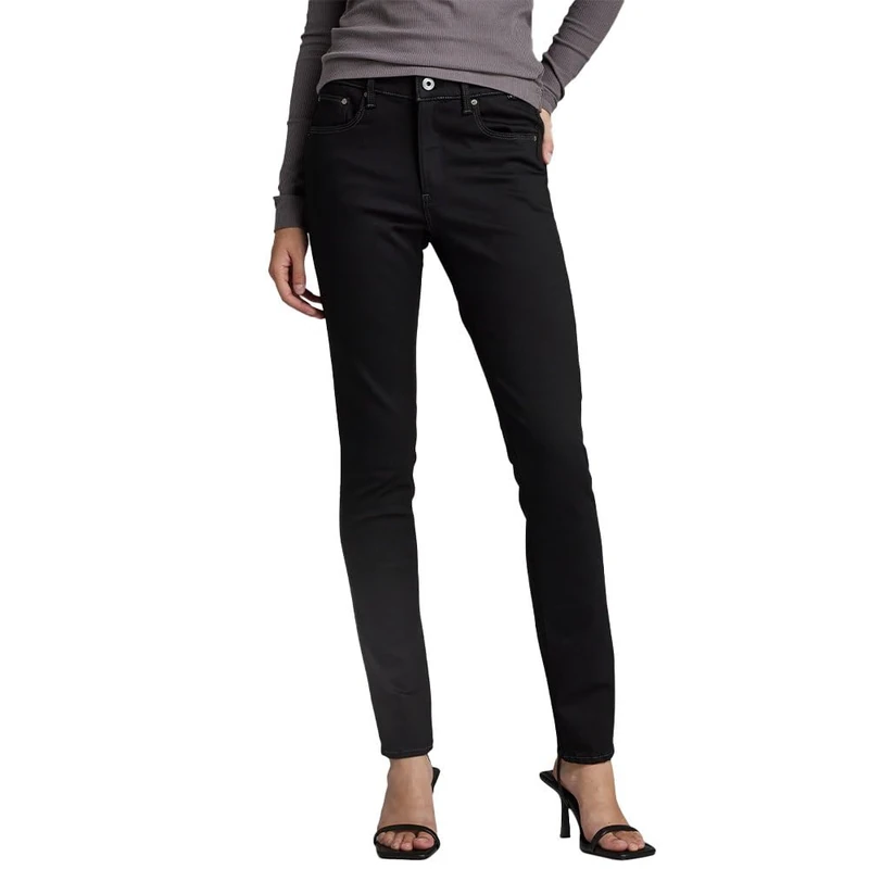 G-Star RAW 3301 High Skinny Jeans - Black - 26W x 32L - Image 1