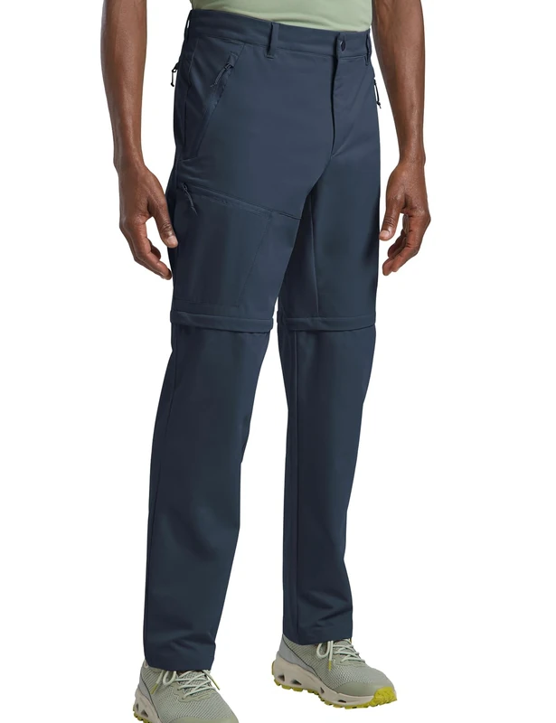 Jack Wolfskin Men's Pico Trail Zip Off Pants M Hiking, Midnight Sky, 50 (EU)