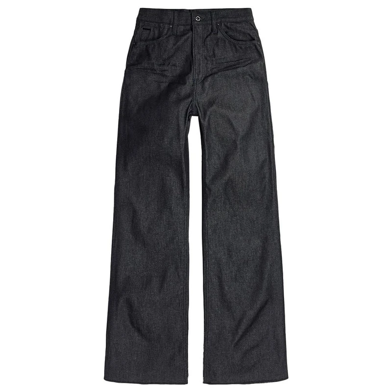 G-STAR RAW Deck Ultra High Wide Leg Jeans, Blue (Raw Denim D19058-d692-001), 27W x 32L - Image 1