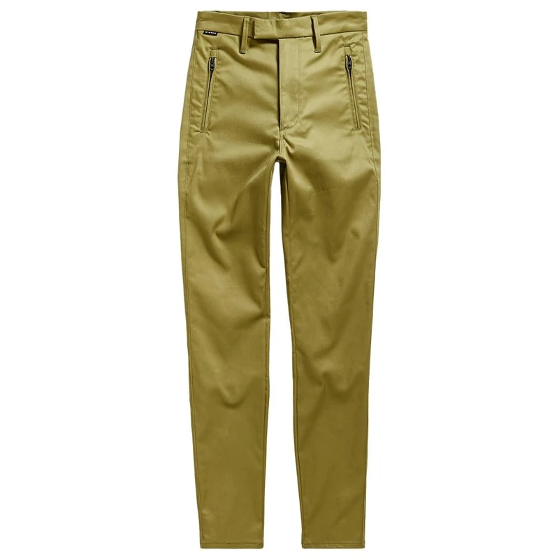 G-STAR RAW Weld High Skinny Chino Pants, Green Fresh Army Green D19141-c105-9822, 28W x 30L Women, Green Fresh Army Green D19141-c105-9822, 28W x 30L