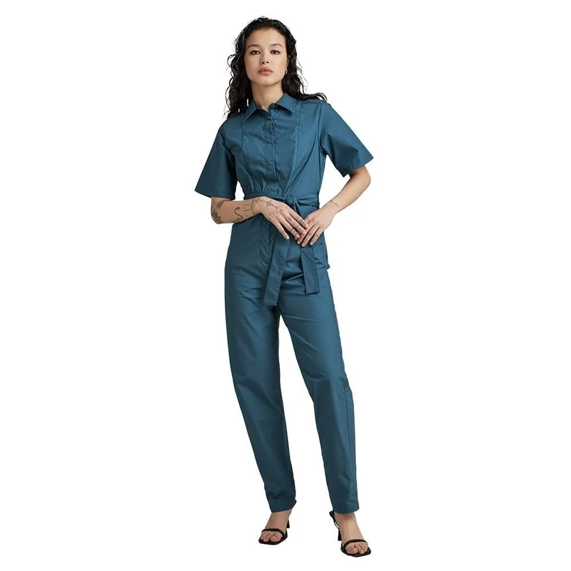 G-STAR RAW Bristum Deconstructed Jumpsuit, Blue (nitro D09056-A790-1861), S - Image 1