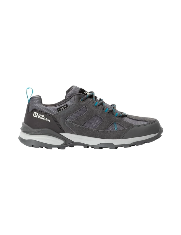 Jack Wolfskin Women's Trail Hiker Texapore Low W Hiking Shoes, Tarmac Grey Light Blue, 7.5 UK