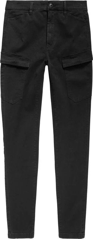 G-STAR RAW Kafey Cargo Ultra High Skinny Trousers, Black (Dk Black D24736-c106-6484), 29W x 32L