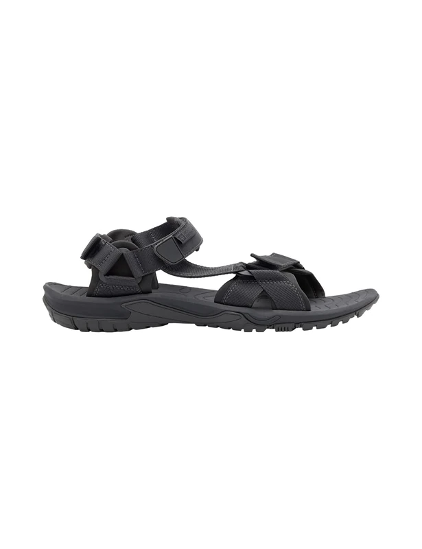 Jack Wolfskin Lakewood Ride Sandal M, Lightweight Men's Sandals for Hiking Tours and Everyday Use, Beach Shoes with Non-Slip Sole, Easy-Care Bathing Shoes for Men, Phantom, 9 UK