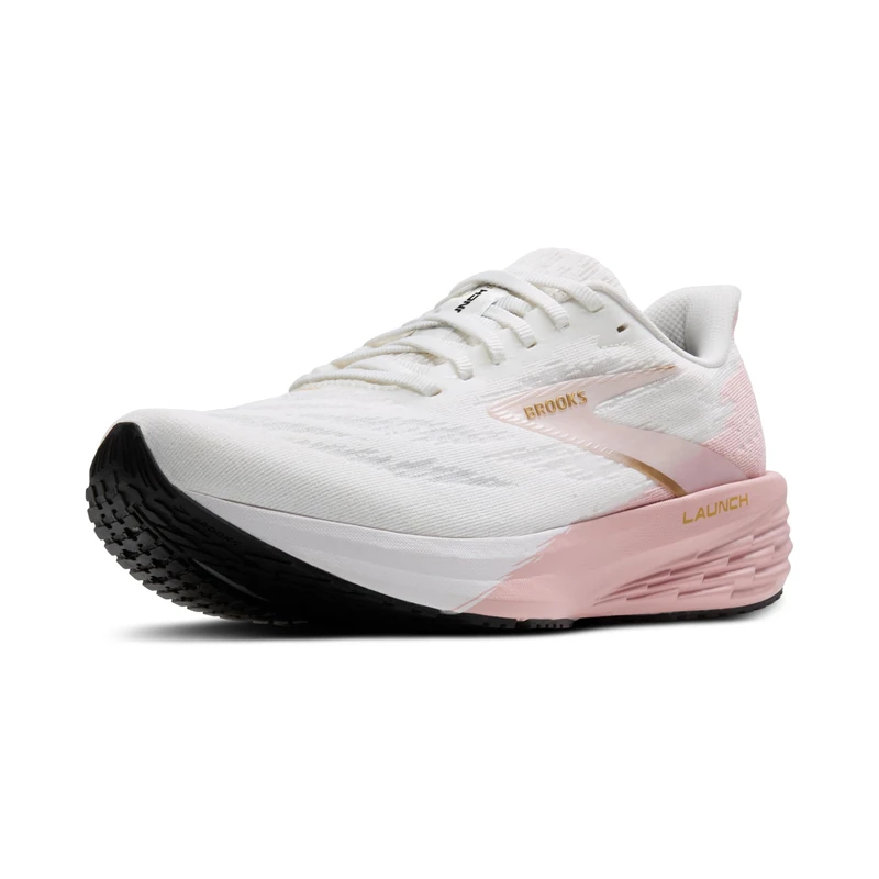 BROOKS 1204391B164 Launch 11 Women White/Gold/Pink UK 7.5
