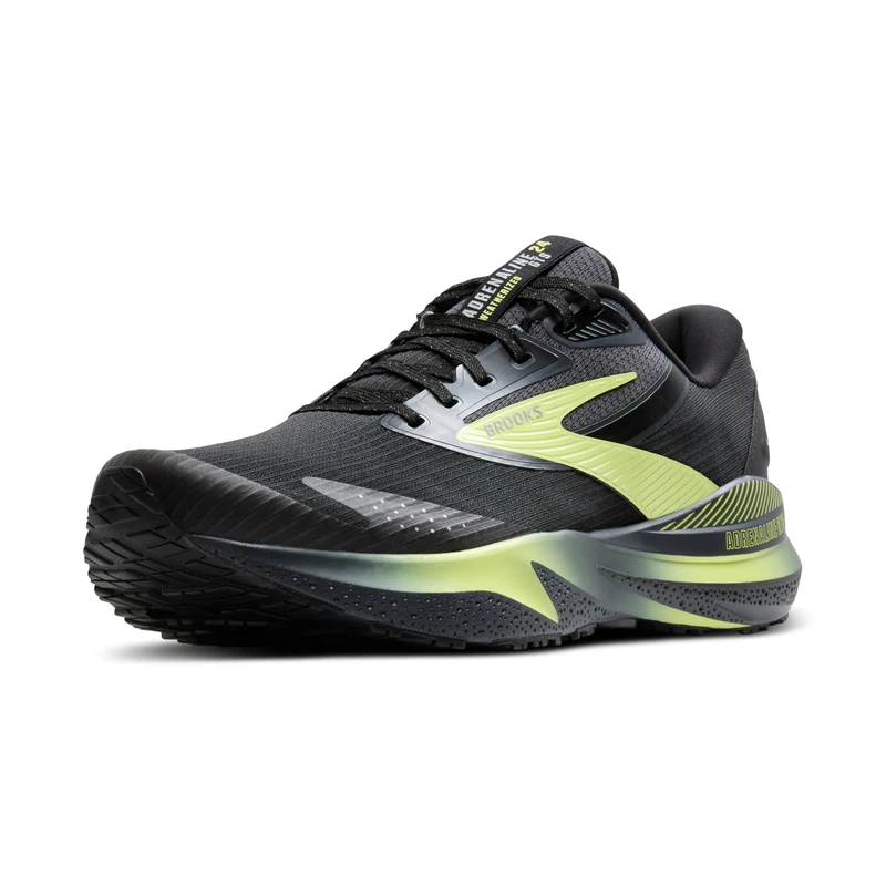 BROOKS 1104381D033 Adrenaline GTS 24 Weatherized Men Black/Ebony/New Yellow UK 11.5
