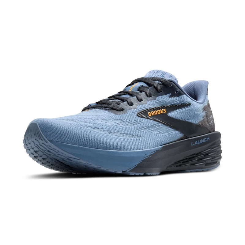 Brooks Men’s Launch 11 Neutral Running Shoe, Country Blue/Ebony/Orange, 9 UK - Image 1