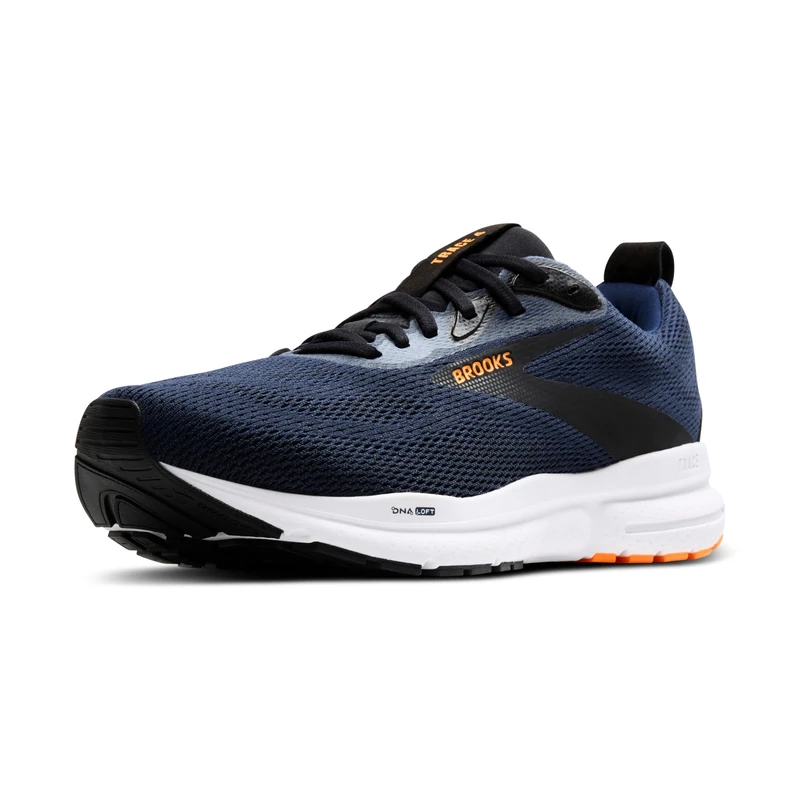 Brooks 1104521D441 Trace 4 Men Peacoat/Black/Orange Pop UK 9