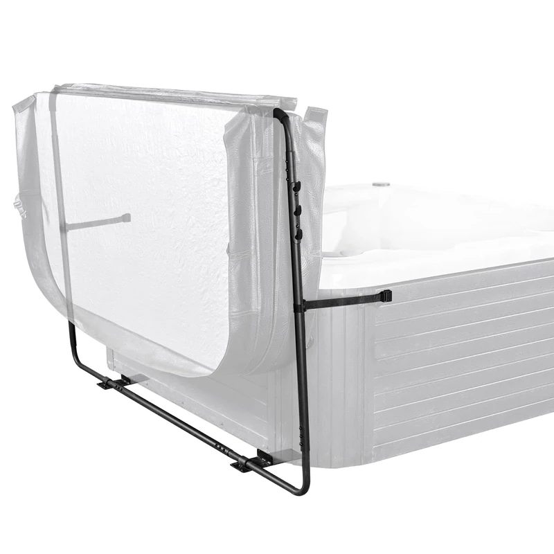 VEVOR Hot Tub Cover Lift, Spa Cover Lift, Height 31.5" - 41.3" Width 53" - 92.5" Adjustable, Installed at the Bottom on One Side, Suitable for Various Sizes of Rectangular Bathtubs, Hot Tubs, Spa
