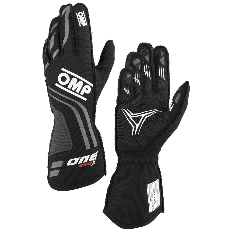 Omp Racing Gloves One EVO-X MY24 FIA 8856-2018, Black, Size XS