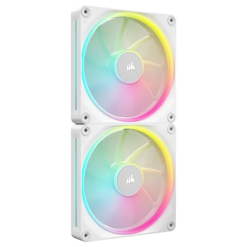 Corsair iCUE LINK LX140 RGB White Dual 140mm PWM Fan Starter Kit 2 Pack