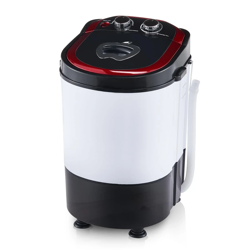 CLIPOP Portable Mini Small Washing Machine and Spin Dryer for Home, 2-in-1 Camping Washing Machine Compact Electric Washer & Drying for Baby Clothes (White, 2.6 Kg)