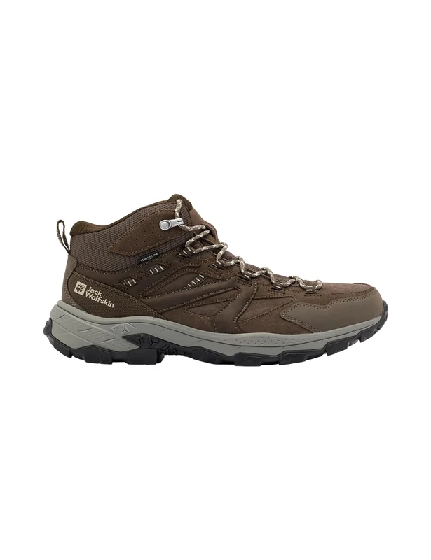 Jack Wolfskin Men's Vojo Tour Lt Texapore Mid M Walking Shoe, Cold Coffee, 44.5 EU