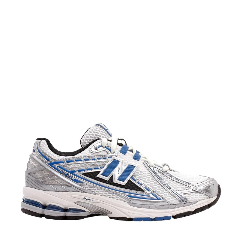 New Balance Men's 1906 Sneaker, White-Silver-Blue, 10.5 UK