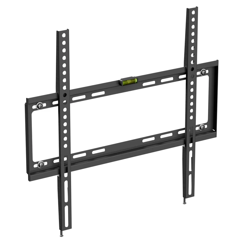 D-Line TV Wall Bracket for 32-70 Inch TVs, Ultra Low Profile TV Bracket with Spirit Level, Slim Flat to Wall TV Mount - VESA 200x200mm - 400x400mm, Holds up to 60kg