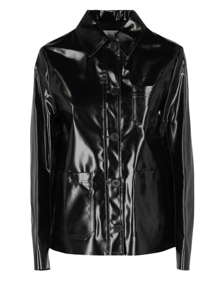 Dior Pre-loved Black Glossy Single-breasted Jacket