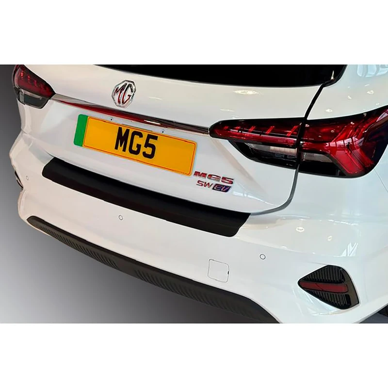 RGM ABS Rear bumper protector compatible with MG 5 SW EV Facelift 2023- Black
