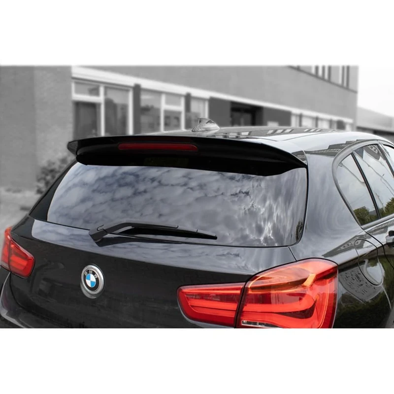AutoStyle Roof spoiler compatible with BMW 1-Series F20/F21 3/5-doors 2011-2019 (ABS Glossy Black)