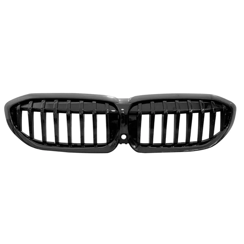 AutoStyle Full Gloss Black 'Sport Type' Grill compatible with BMW 3-Series G20/G21 2019- excl. LCI