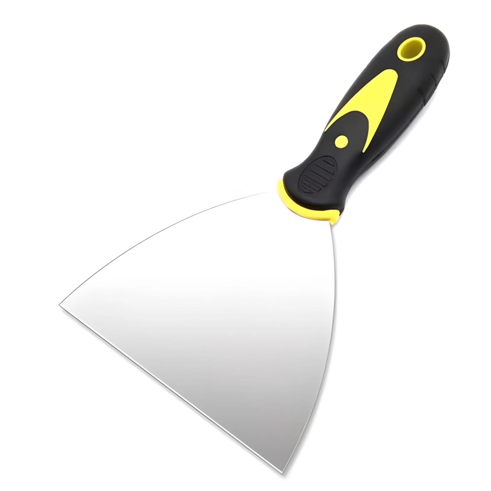 GALAMAX Wallpaper Scraper, Stainless Steel Paint Scraper with Soft Grip Handle and Metal Blade Scraper, Filling Putty Scraper Paint Stripper for Drywall Decals DIY Decorating Removal Painting