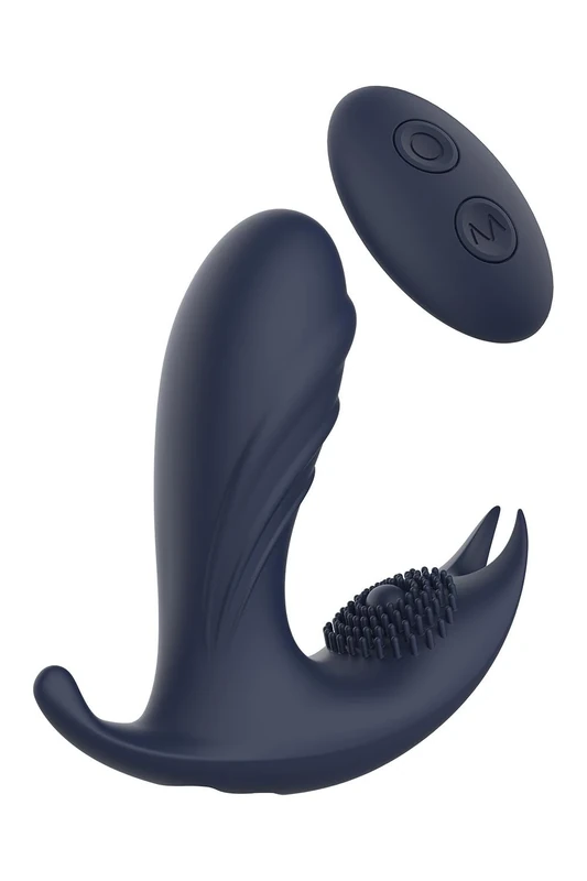 Dream Toys Startroopers Atomic Prostate Massager with Remote Anal Plug Blue 12.5 cm