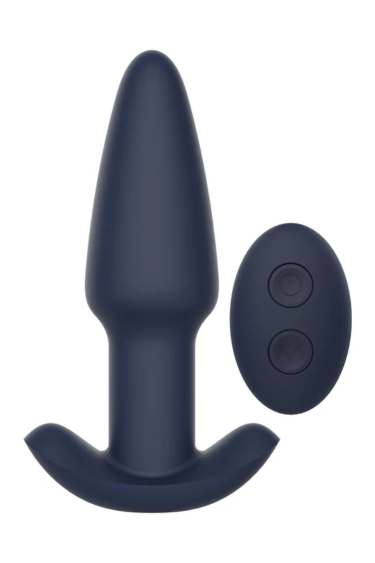 Dream Toys Startroopers Pluto Remote Vibrating Anal Plug Blue 13.6 cm