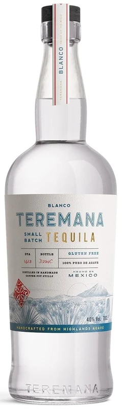 Teremana Blanco Tequila | 70cl | 40% ABV | Small Batch | Spirits | Handcrafted from 100% Mature Blue Weber Agave