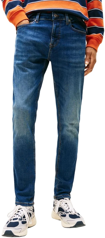 Tommy Jeans Men Austin Slim TPRD AI0255 DM0DM21891, Denim (Denim Dark), 32W / 30L