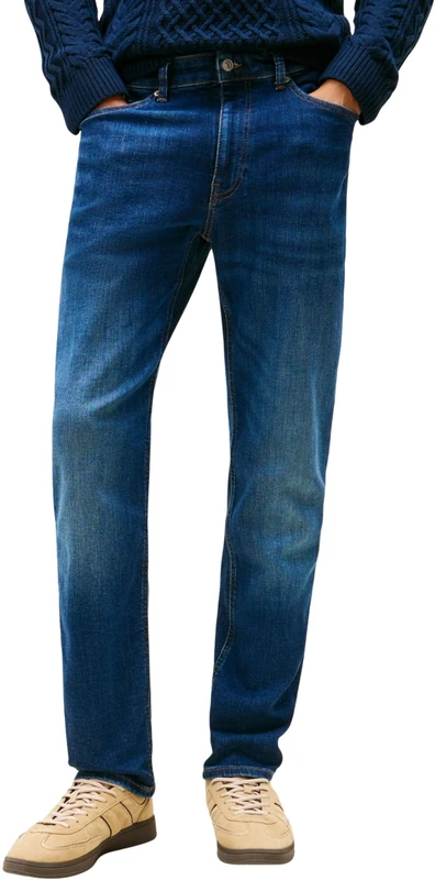 Tommy Jeans Men Ryan Slim STR AI0255 DM0DM21892, Denim (Denim Dark), 36W / 32L