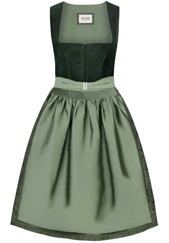 Heimatgwand Women's Verena Midi Dirndl, fir, 18