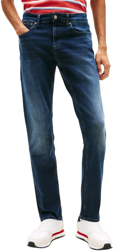 Tommy Jeans Men Scanton Slim AI1264 DM0DM21899, Denim (Denim Dark), 31W / 30L