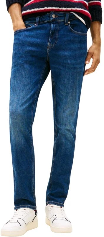 Tommy Jeans Men Scanton Slim AI0255 DM0DM21890, Denim (Denim Dark), 38W / 36L