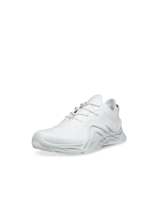 ECCO Men's Biom Infinite V1 Leather Fashion Sneaker, White, 4/4.5 UK