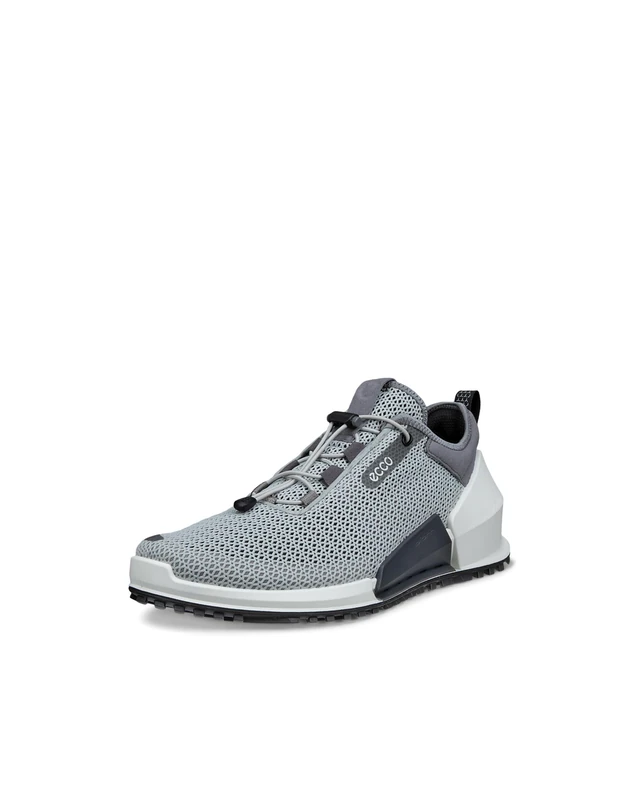 ECCO - Mens Biom 2.0 Low Breathru Shoes, Color Concrete/Steel/Steel, Size: 9 UK