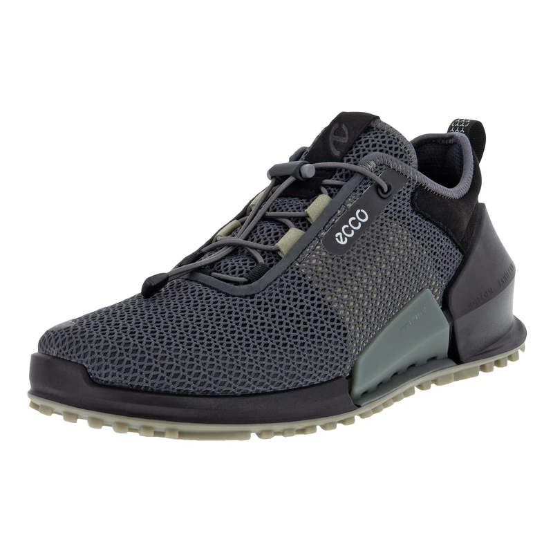ECCO - Mens Biom 2.0 Low Breathru Shoes, Color Concrete/Steel/Steel, Size: 11.5 UK