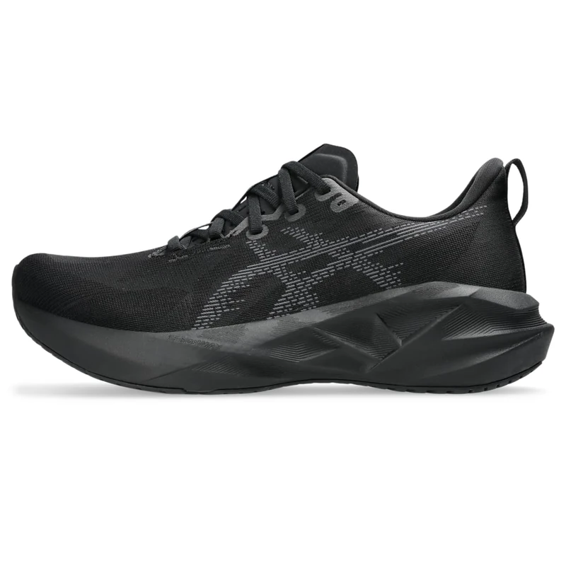 ASICS Men's NOVABLAST 5 Running Shoes, Black/Carrier Grey, 7 UK
