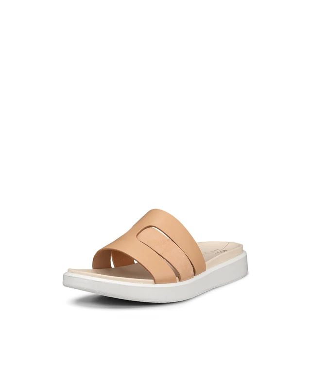 ECCO Women's Flowt Oasis Slide Sandal, Biscuit/Biscuit Nubuck, 5/5.5 UK