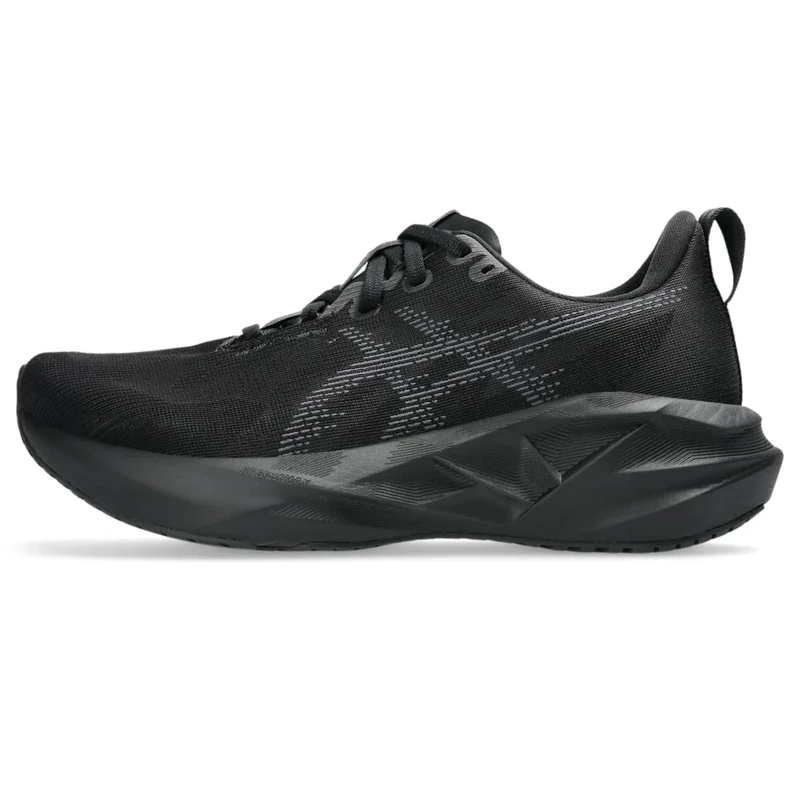 ASICS Women's NOVABLAST 5 Running Shoes, Black/Carrier Grey, 8 UK