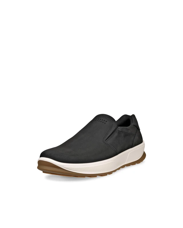 ECCO Men's Byway 2.0 Slip on Sneaker, Black, 7/7. 5 UK