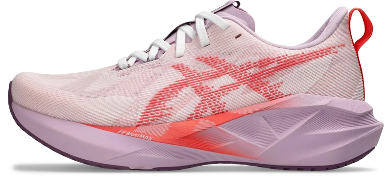 ASICS Women's NOVABLAST 5 Running Shoes, White/Coral Reef, 10 UK