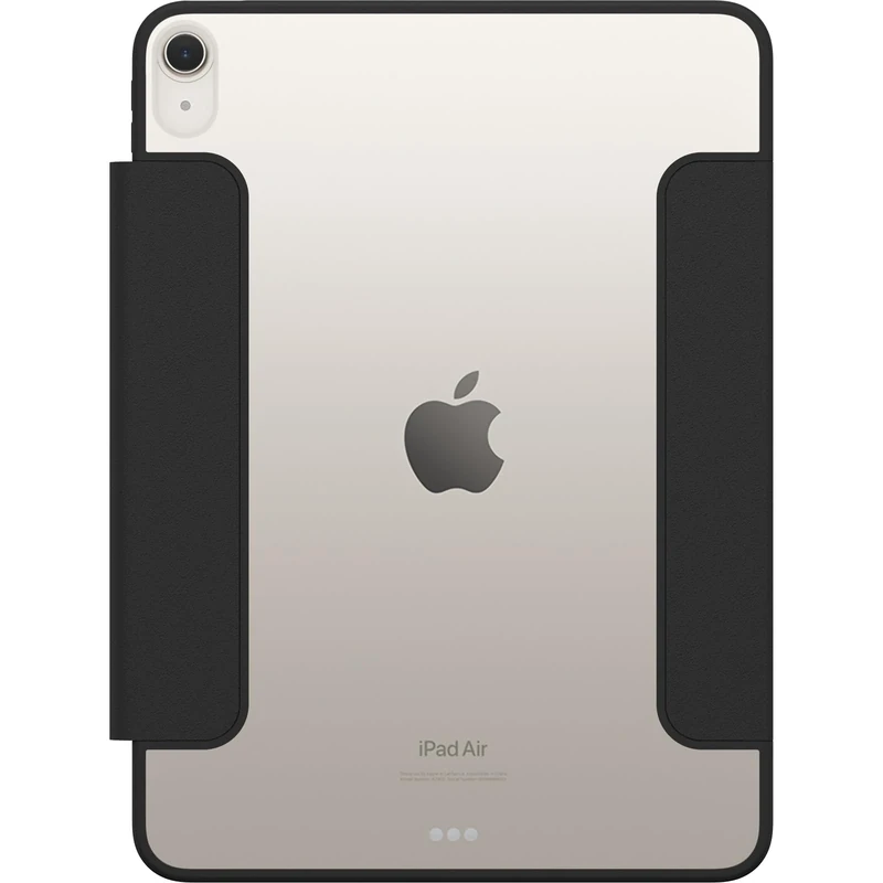 OtterBox Symmetry Folio Case for iPad Air 11" (2024) & iPad Air 10.9" (2022/2020), Shockproof, Drop proof, Slim Protective Folio Case, Tested to Military Standard, Black