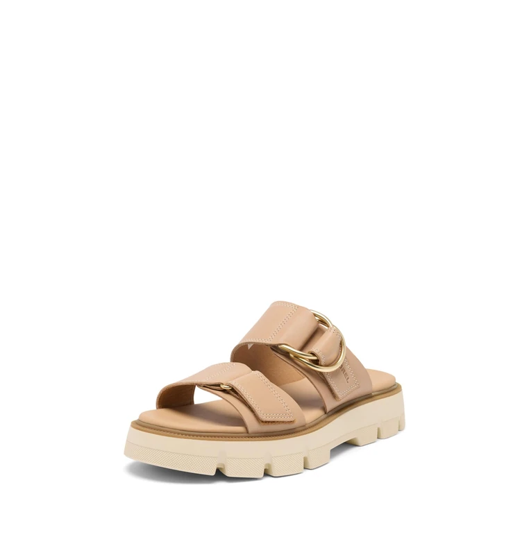 Sorel Women's Rein Cb Slide Sandal, Honest Beige/Bleached Ceramic, 6 UK - Image 1